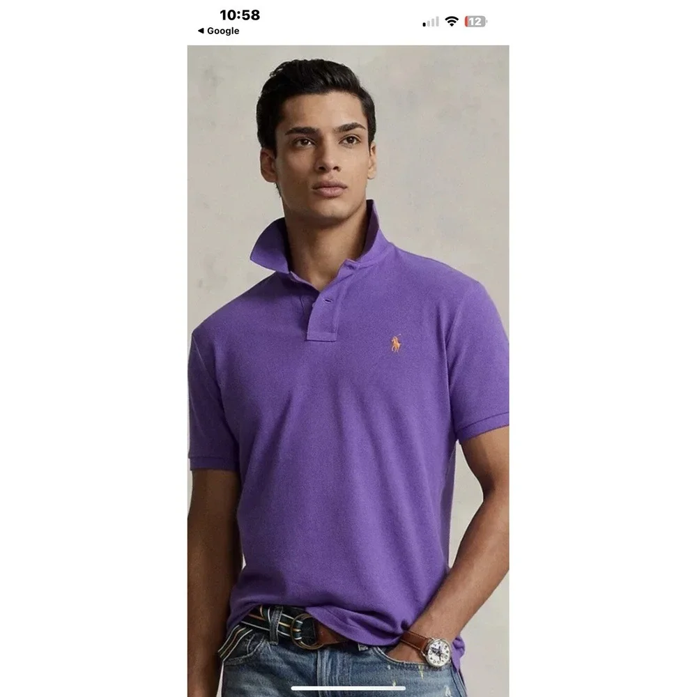 ralph lauren polo‎ shirt large classic fit